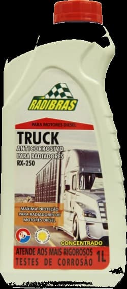 RX-250 — Fluido para Radiador Concentrado Truck Anticorrosivo Vermelho